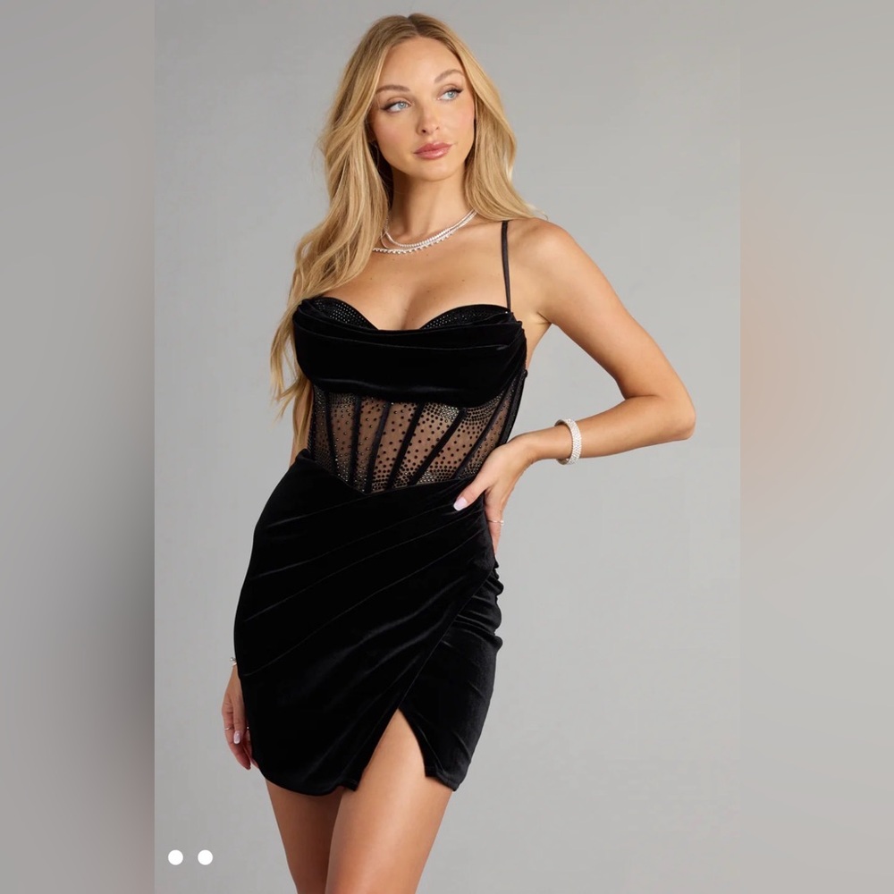 Windsor Black Mini Dress